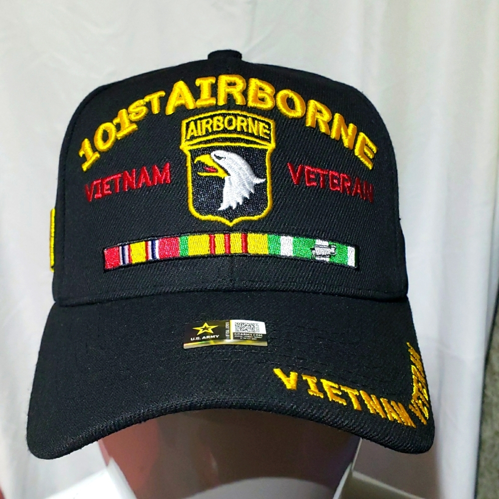MILITARY U.S. ARMY 101st  AIRBORN Division Vietnam Veteran Hat